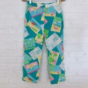 Lilly Pulitzer Cropped Postcard Pants